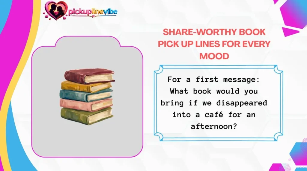 Share-Worthy Book Pick Up Lines for Every Mood
