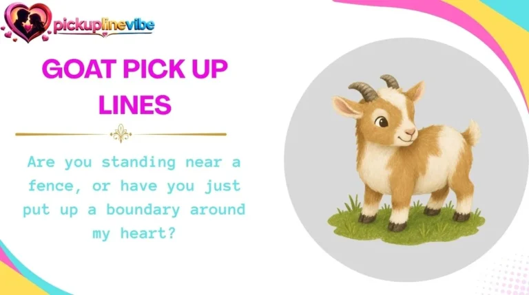 Goat Pick Up Lines