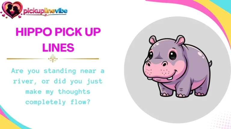 Hippo Pick Up Lines
